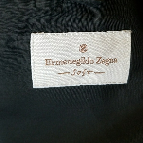 Ermenegildo Zegna black "soft" two-piece suit - Picture 2 of 7